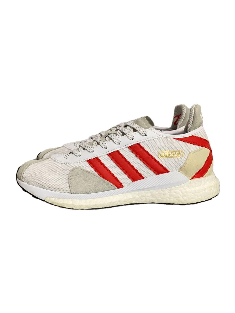 【中古】adidas◆HUMAN MADE TOKIO SOLAR_ヒューマン メイド トキオ ソーラー/25.5cm/WHT【シューズ】