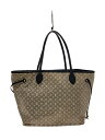 【中古】LOUIS VUITTON◆ネヴァーフルMM_モノグラム・イディール_GRY/キャンバス/GRY/総柄【バッグ】