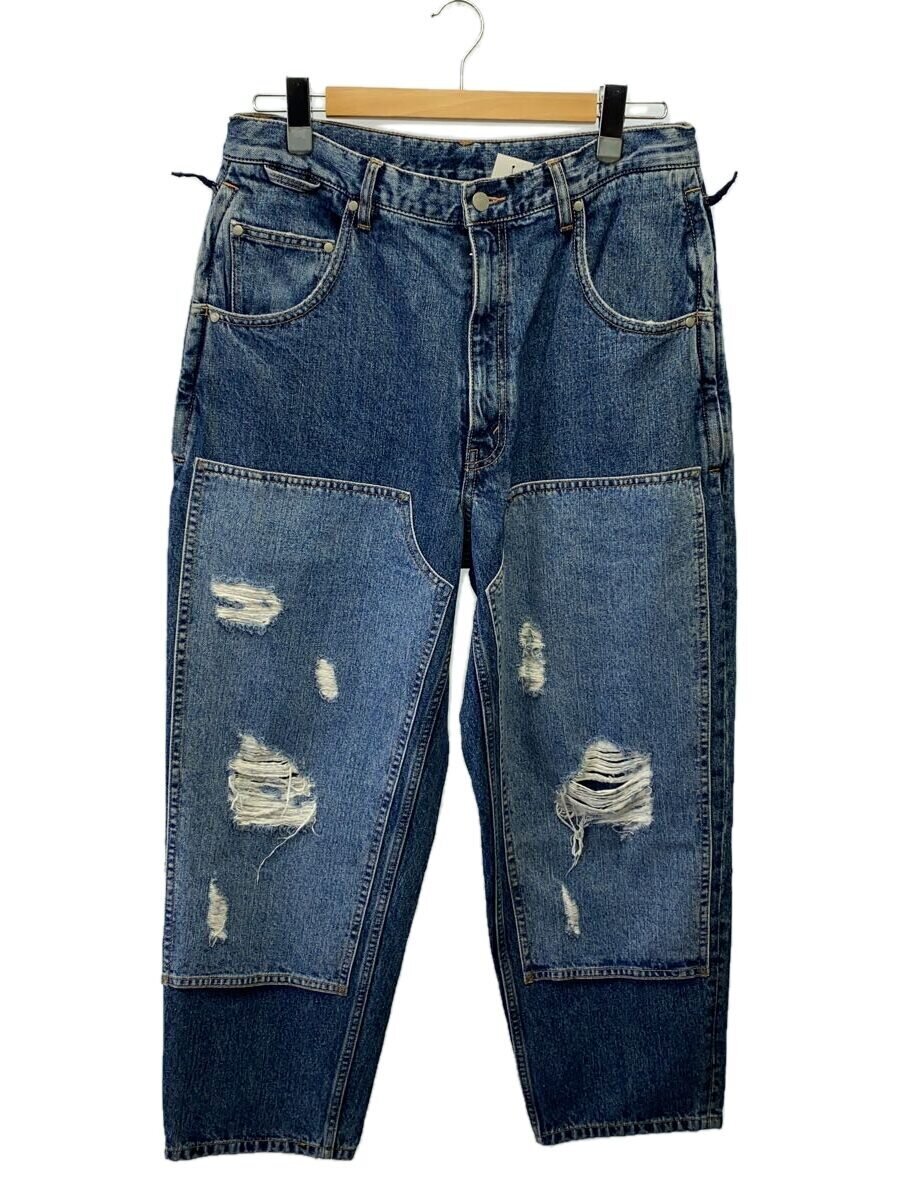 【中古】SSZ◆Double Knee 5 pocket Pants /M/コットン/BLU//【メンズウェア】