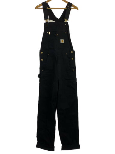 【中古】Carhartt◆DUCK UNLINED BIB OVERALLS/30/コットン/BLK/102776【メンズウェア】 【中古】Carhartt◆DUCK UNLINED BIB OVERALLS/30/コットン/BLK/102776【メンズウェア】