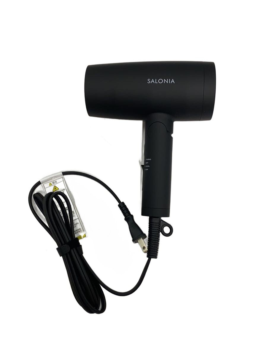 【中古】SALONIA◆ドライヤー・ヘアアイロン スピーディーイオンドライヤー SL-013BK [BLACK]//【家電・ビジュアル・オーディオ】