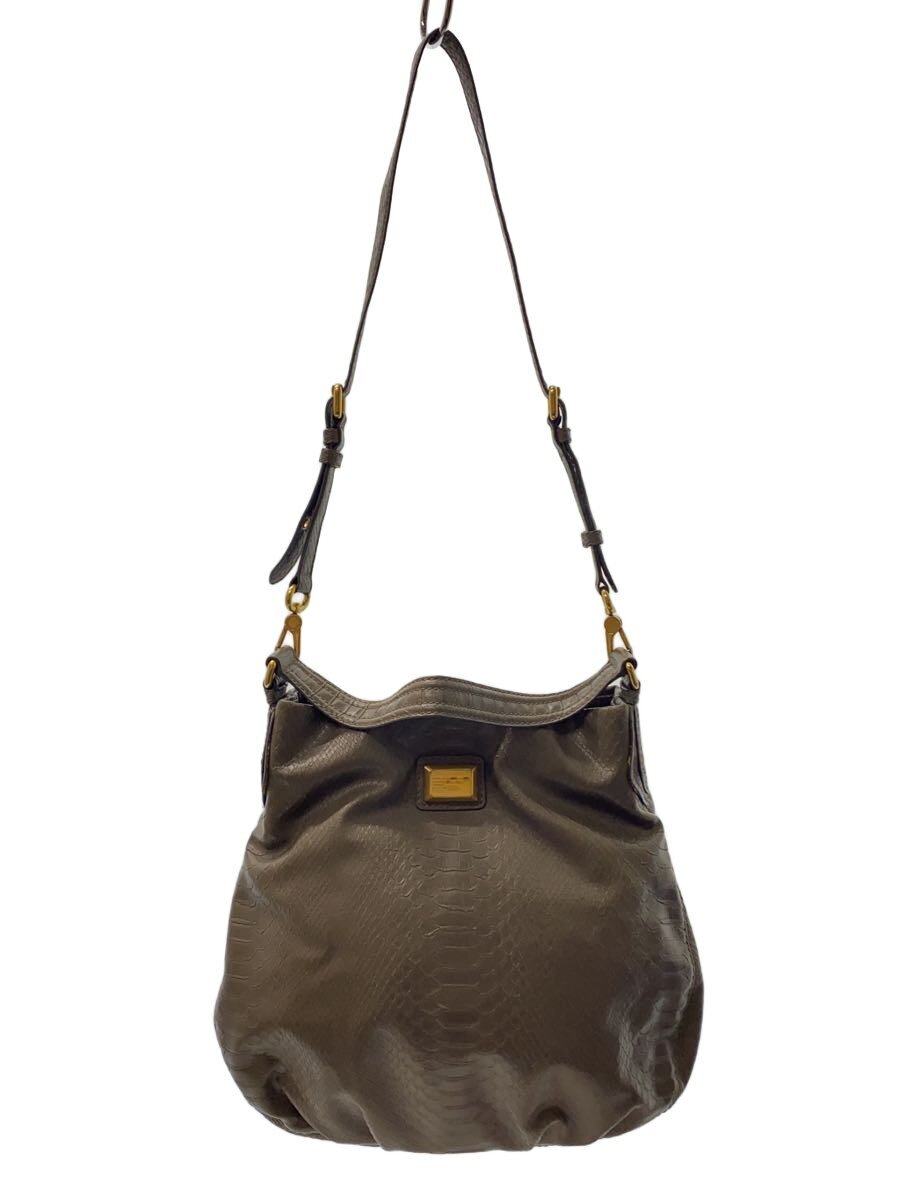 【中古】MARC BY MARC JACOBS◆ショルダーバッグ/レザー/BRW/アニマル【バッグ】