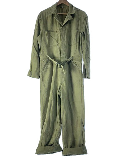 【中古】US.ARMY◆月桂樹ボタン/40s/オールインワン/--/コットン/KHK/ヘリンボーン【メンズウェア】 【中古】US.ARMY◆月桂樹ボタン/40s/オールインワン/--/コットン/KHK/ヘリンボーン【メンズウェア】