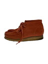 【中古】Clarks◆ワラビーブーツ/26cm/ORN/スウェード/21621【シューズ】(4)