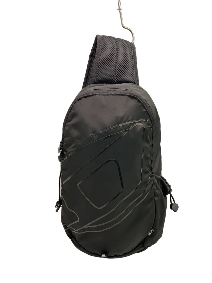 【中古】DIESEL◆ショルダーバッグ/PVC/BLK/無地/X09839 P3306 T8013【バッグ】