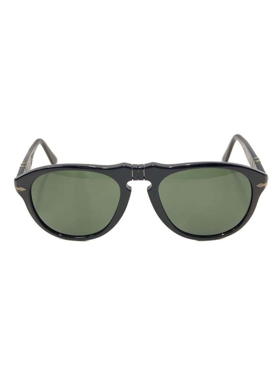 【中古】Persol◆サングラス/--/プラスチック/BLK/GRN/メンズ/649 95/31【服飾雑貨他】