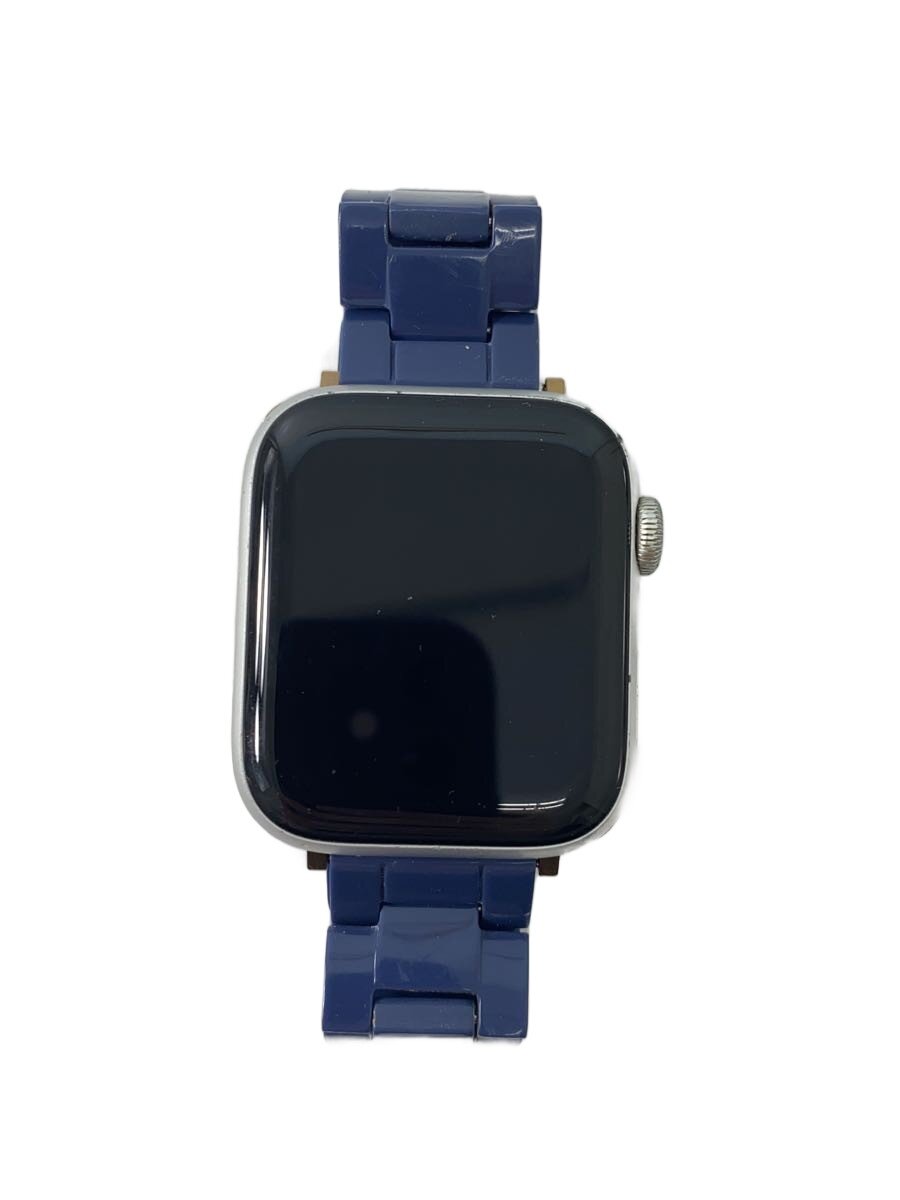 【中古】Apple◆Apple Watch SE GPSモデル 44mm MYYH2J/A [ピュアプラチナム/ブラック]/デシ【服飾雑貨他】
