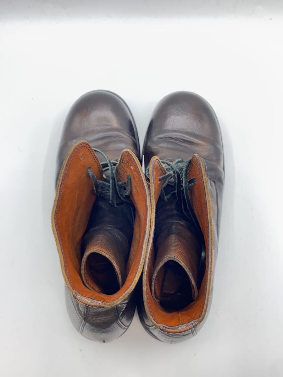 【中古】GUIDI◆レースアップブーツ/41/BRW/レザー/795V【シューズ】