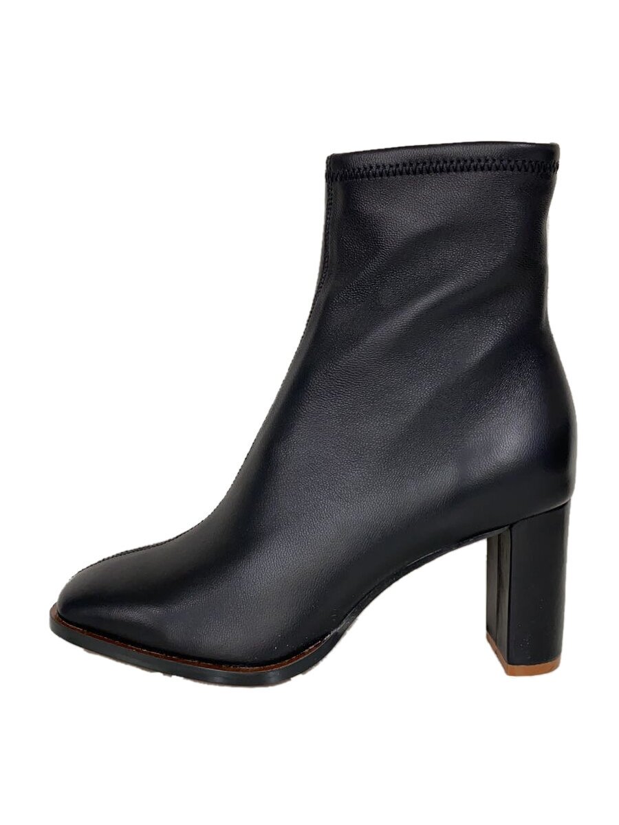 【中古】SLY◆ブーツ/M/BLK/羊革/030DAA55-4360/LEATHER ANKLE SHORT【シューズ】