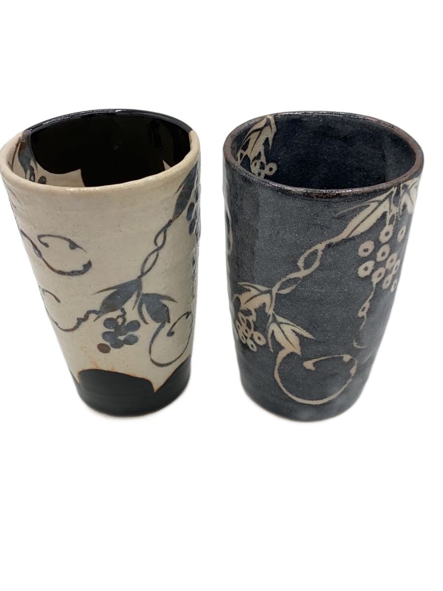 【中古】織部(ORIBE)◆グラス/2点セット//【キッチン用品】