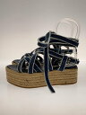 【中古】MIU MIU◆サンダル/35/IDG【シューズ】