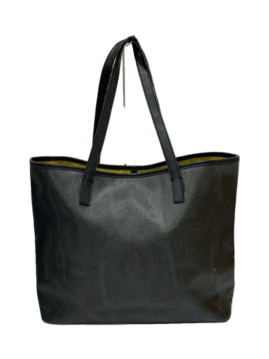 楽天2nd STREET 楽天市場店【中古】ETRO◆ペイズリー/トートバッグ/レザー/BLK/総柄//【バッグ】