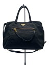 【中古】PRADA◆三角ロゴナイロン2WAYトートバッグ/ナイロン/BLK/BN1825【バッグ】