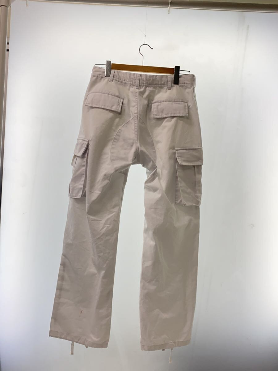 【中古】DANKE SCHON◆カーゴパンツ/M/ポリエステル/WHT/無地/21A-PTL050-DS【メンズウェア】