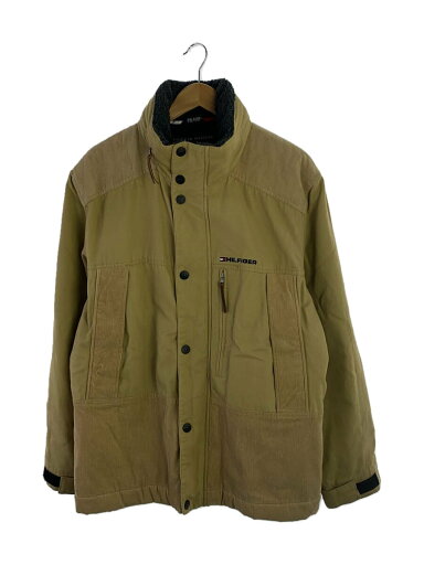 【中古】TOMMY HILFIGER◆コーデュロイ切替/カバーオール/L/コットン/BEG/114-616600-620【メンズウェア】 【中古】TOMMY HILFIGER◆コーデュロイ切替/カバーオール/L/コットン/BEG/114-616600-620【メンズウェア】