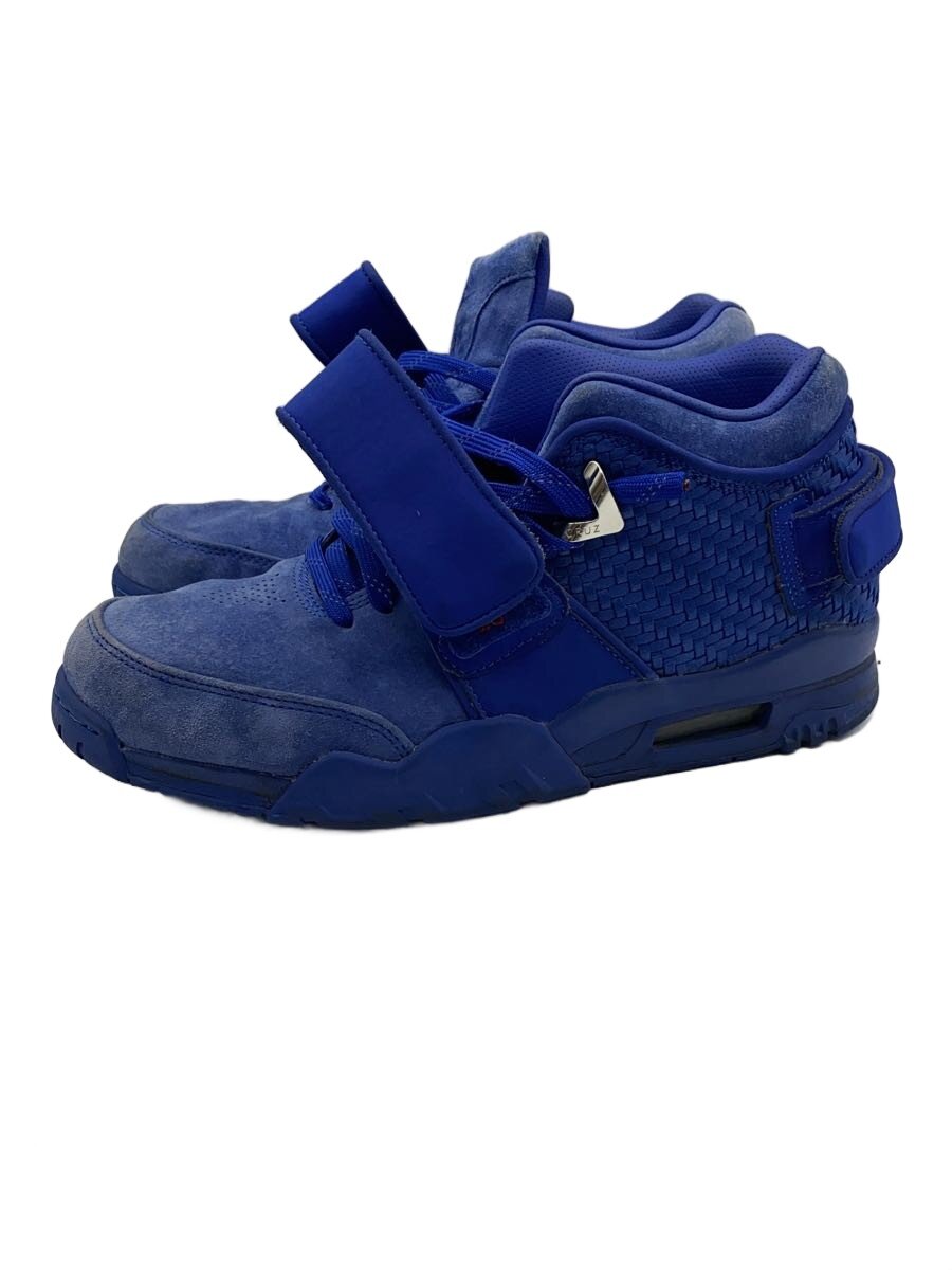 NIKE◆AIR TR V CRUZ PRM/エアトレーナービクター/ブルー/812637-400/27cm/BLU