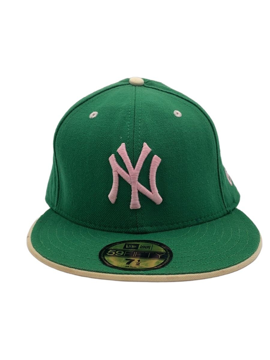 Cap - 【中古】NEW ERA◆New York Yankees/59FIFTY/MADE IN USA/キャップ/7 1/2/ウール/メンズ【服飾雑貨他】