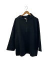 【中古】mizuiro ind◆hooded tunic P/O /パーカー/FREE/ポリエステル/BLK/3-220039【レディースウェア】