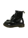 【中古】Dr.Martens◆1460/8ホールブーツ/レースアップブーツ/UK5/ブラック/エナメル/1460 W【シューズ】