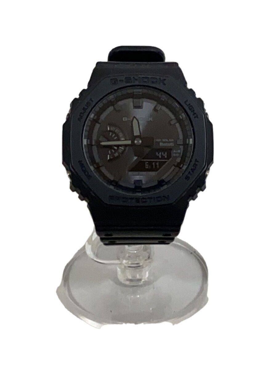【中古】CASIO◆ソーラー腕時計_G-SHOCK/デジアナ/BLK/BLK【服飾雑貨他】
