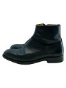 【中古】F.LLI.GIACOMETTI◆Side Zip Boots/サイドゴアブーツ/41/BLK/レザー/432【シューズ】