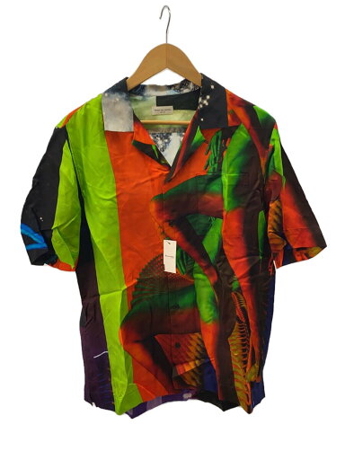 【中古】DRIES VAN NOTEN◆半袖シャツ/46/レーヨン/マルチカラー/総柄/916957【メンズウェア】 【中古】DRIES VAN NOTEN◆半袖シャツ/46/レーヨン/マルチカラー/総柄/916957【メンズウェア】