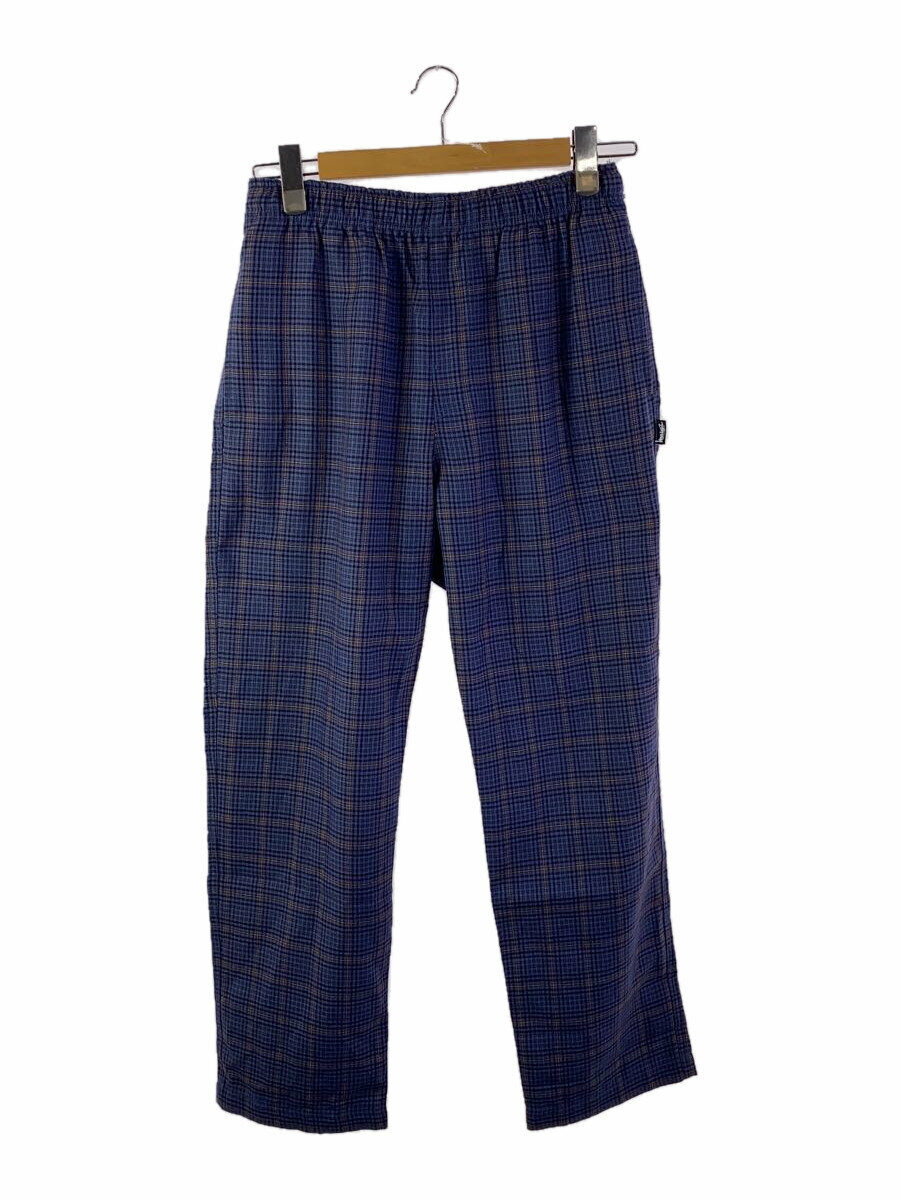 【中古】STUSSY◆ボトム/S/ポリエステル/PUP/チェック/116444【メンズウェア】