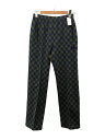 【中古】Needles◆ボトム/S/ポリエステル/総柄/22AW/Track Pants Poly Jq.【メンズウェア】