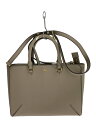 【中古】TORY BURCH◆ショルダーバッグ/レザー/BEG/10010066【バッグ】