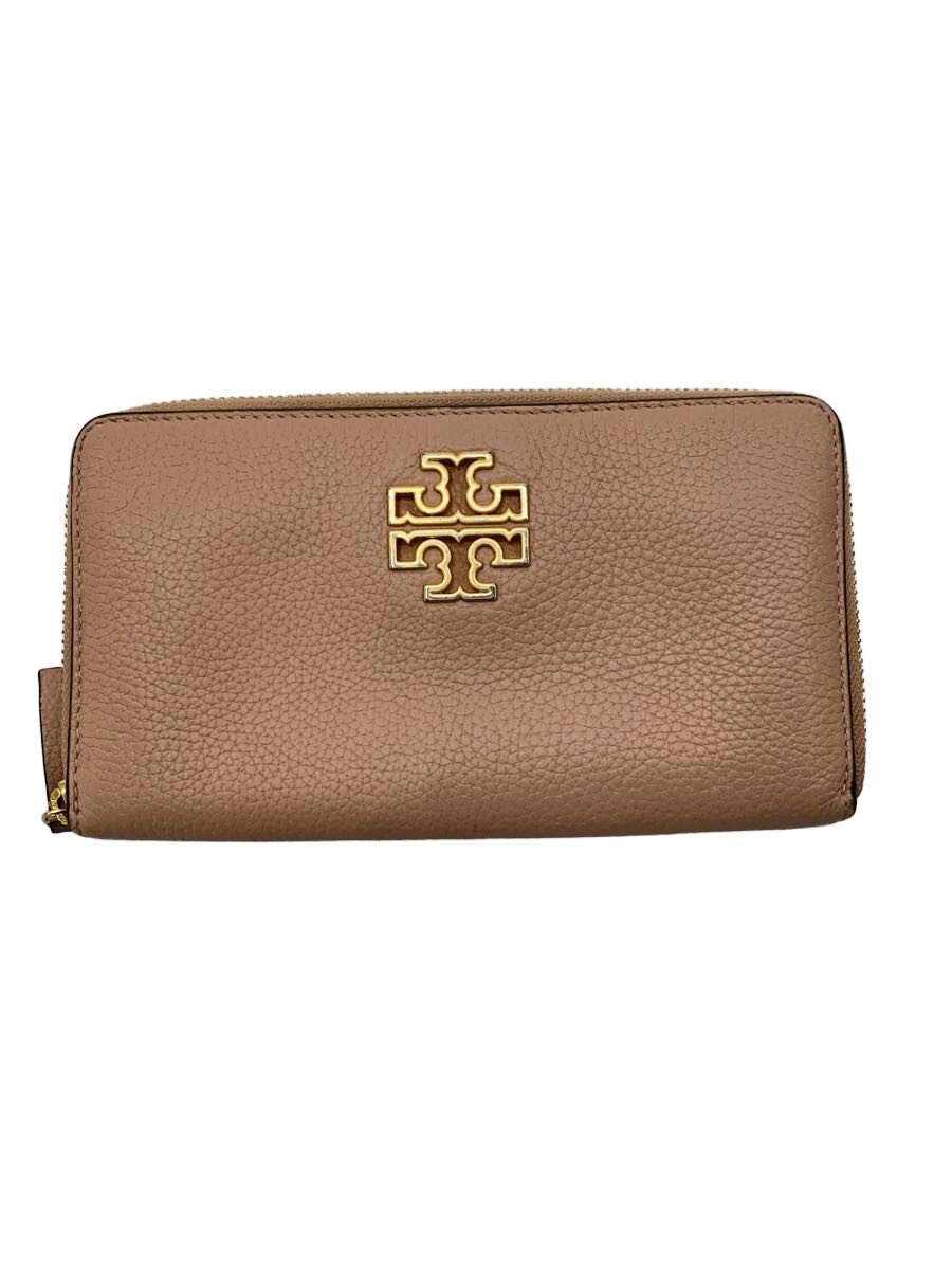 【中古】TORY BURCH◆長財布/レザー/PNK/レディース【服飾雑貨他】