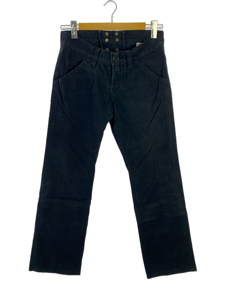 【中古】Jean Paul Gaultier◆ボトム/46/コットン/BLK/無地【メンズウェア】