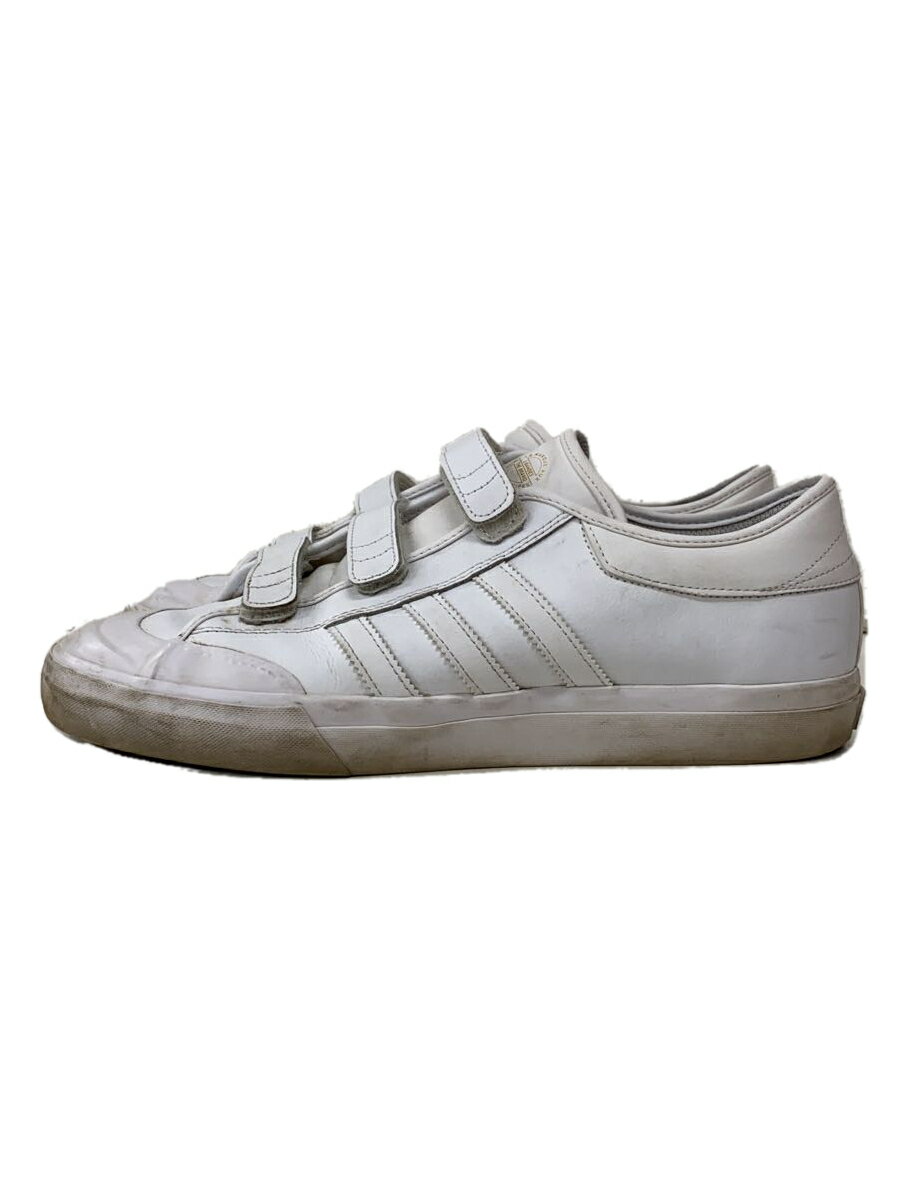 【中古】adidas◆シューズ/29.5cm/WHT/CG4510【シューズ】