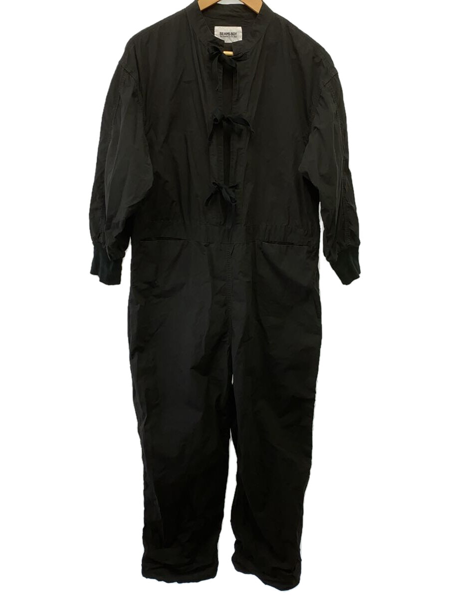 【中古】BEAMS BOY◆オールインワン/--/コットン/BLK/13-17-0021-652【レディースウェア】