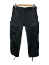 【中古】X-LARGE◆カーゴパンツ/32/--/BLK/無地/101221031014【メンズウェア】