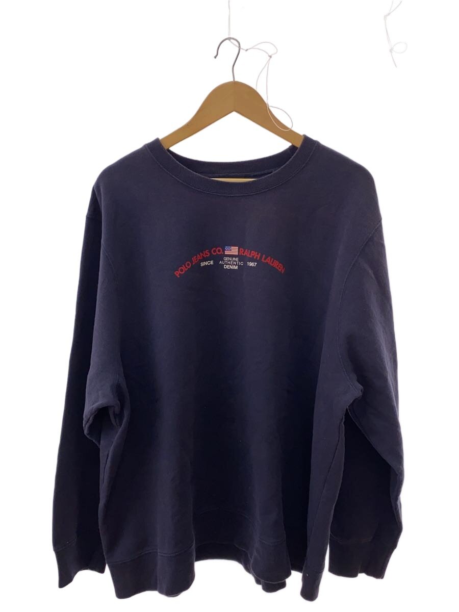 【中古】POLO JEANS CO.◆スウェット/XL/コットン/NVY【メンズウェア】