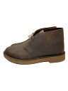 【中古】Clarks◆チャッカブーツ/27.5cm/BRW/15522【シューズ】