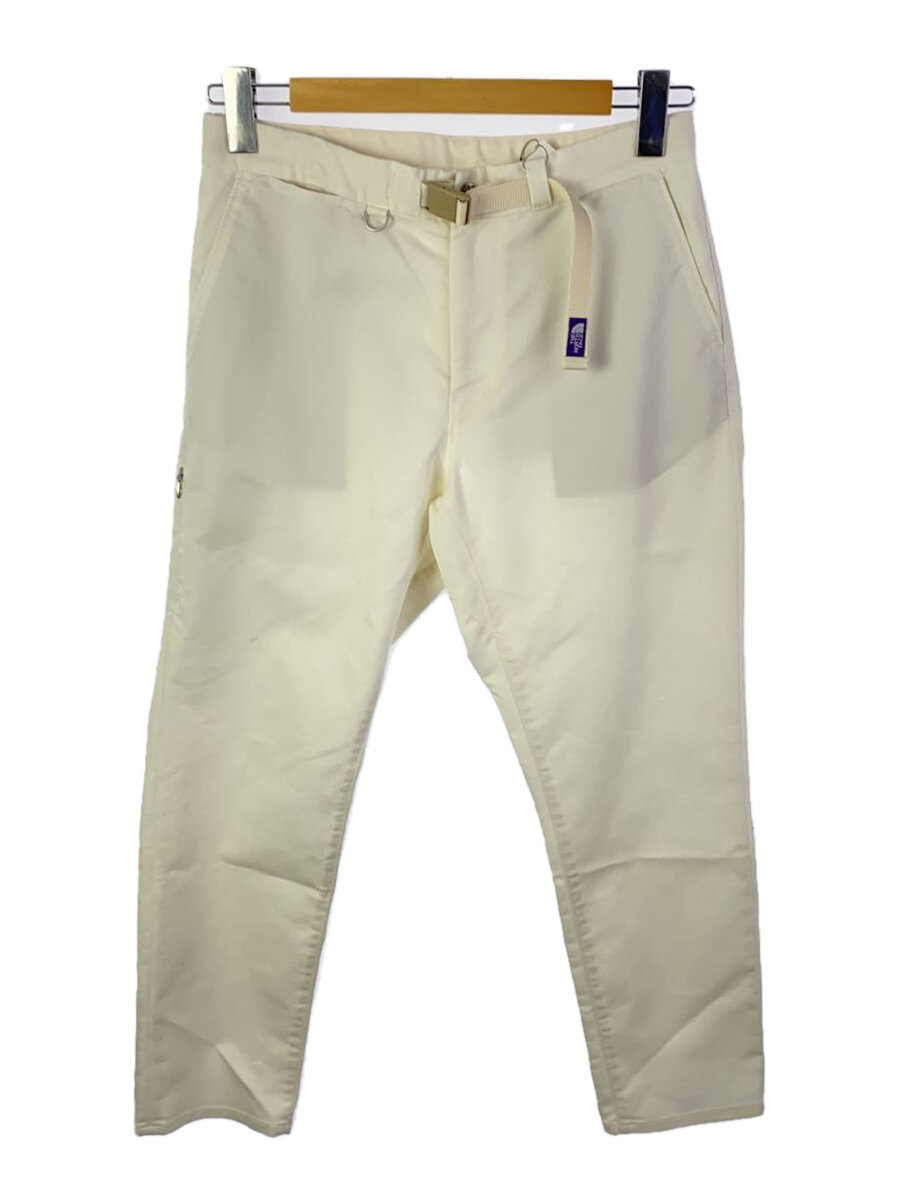【中古】THE NORTH FACE PURPLE LABEL◆STRETCH TWILL TAPERED PANTS/S/コットン/WHT/無地/NT5051N【メンズウェア】