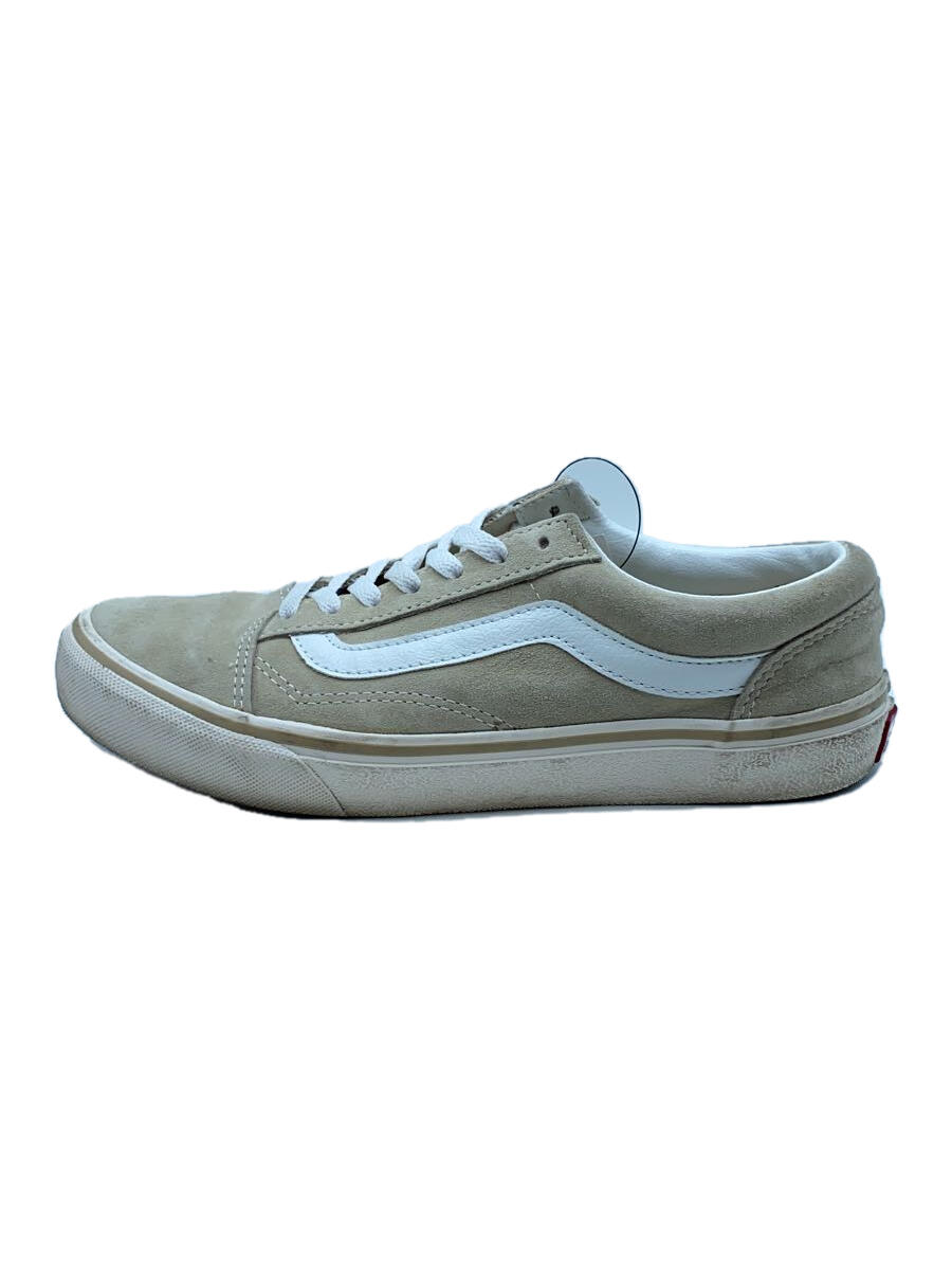 【中古】VANS◆ローカットスニーカー/25cm/BEG/スウェード/596210-0001【シューズ】