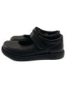 【中古】BIRKENSTOCK◆キッズ靴/--/革靴/レザー/BLK【キッズ】