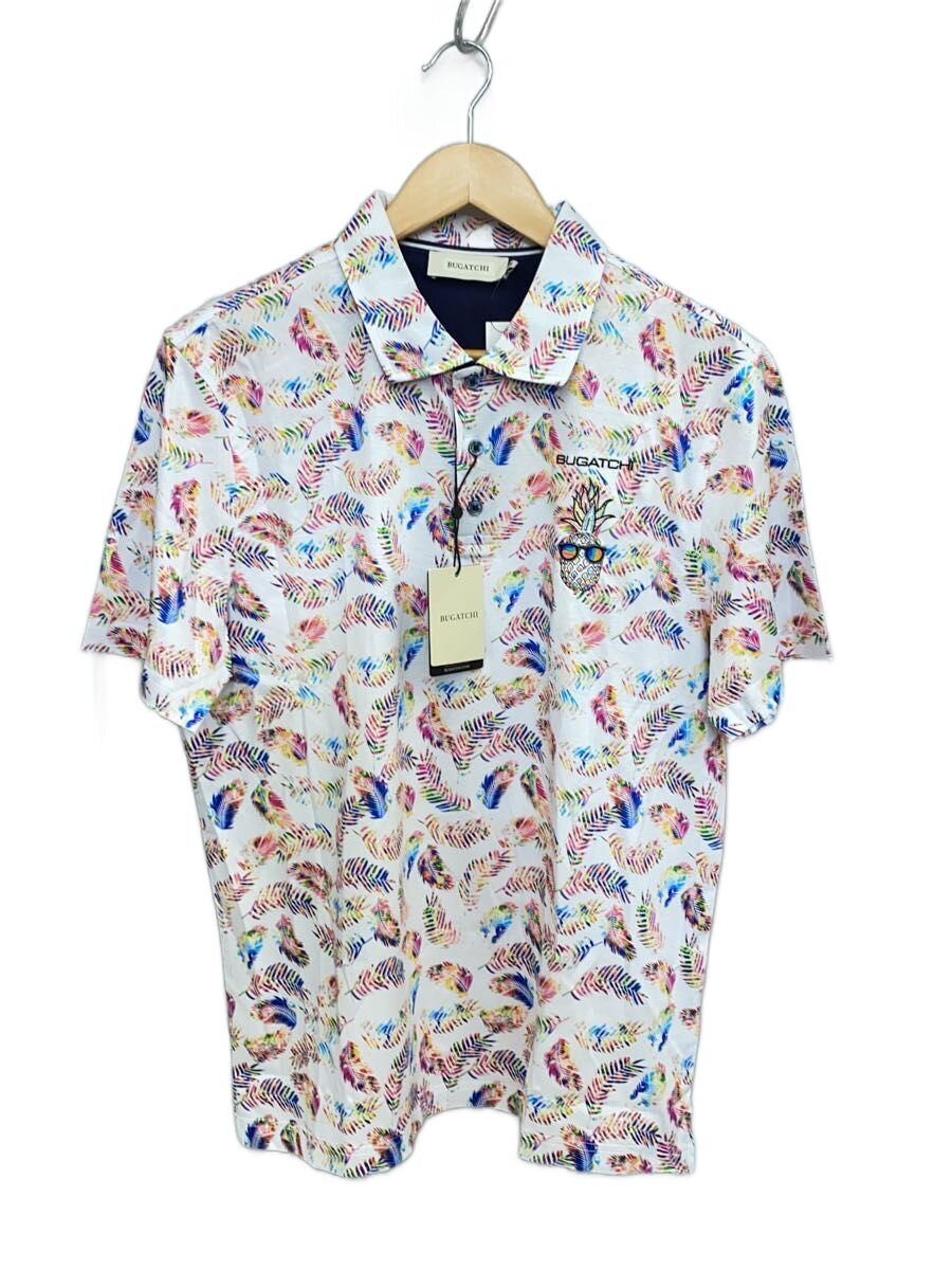 【中古】BUGATCHI/ポロシャツ/スポーツウェアー/M/WHT【スポーツ】