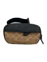【中古】COACH◆ウエストバッグ/--/BLK/総柄【バッグ】