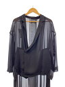 【中古】UNDERCOVER◆フレアジャケットコート/2/ポリエステル/BLK/UC1D1304-2【レディースウェア】