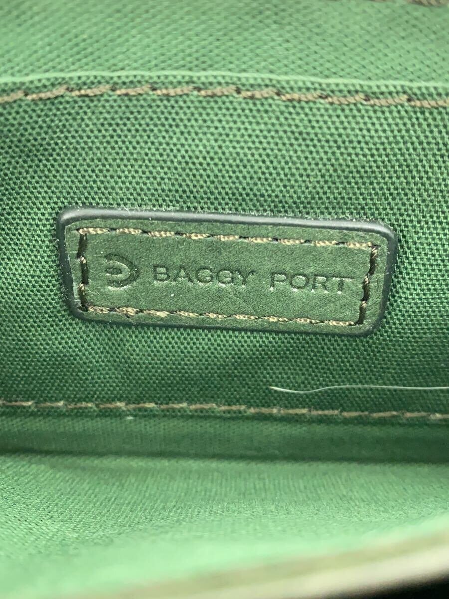 【中古】BAGGY PORT◆長財布/レザー/GRN/メンズ/HRD-400【服飾雑貨他】
