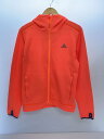 【中古】adidas◆CLXアクティブスウェットフードジャケット/スポーツウェアー/M/ORN/S06603【スポーツ】(4)