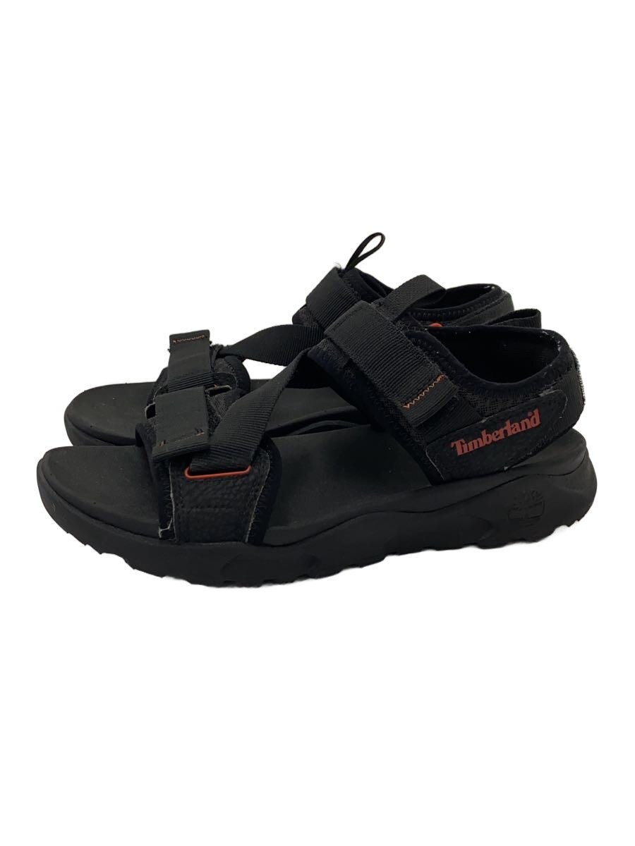【中古】Timberland◆サンダル/US9/BLK//�