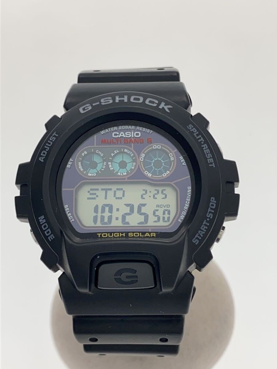 【中古】CASIO◆ソーラー腕時計・G-SHOCK/デジタル/BLK【服飾雑貨他】