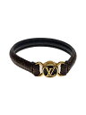 【中古】LOUIS VUITTON◆ブレスレット/--/BRW/レディース/M8026【服飾雑貨他】