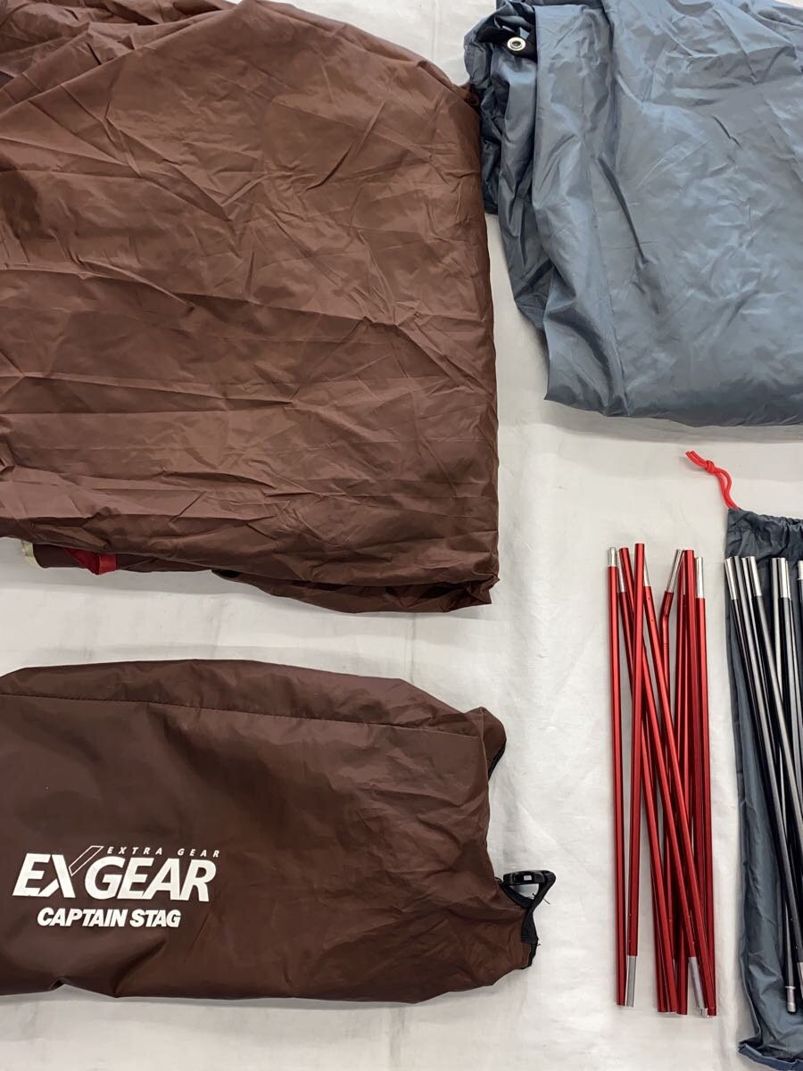 【中古】CAPTAIN STAG◆テント エクスギア ソロテント UA-19/ドーム/1人用/BRW/べた付き有【スポーツ】