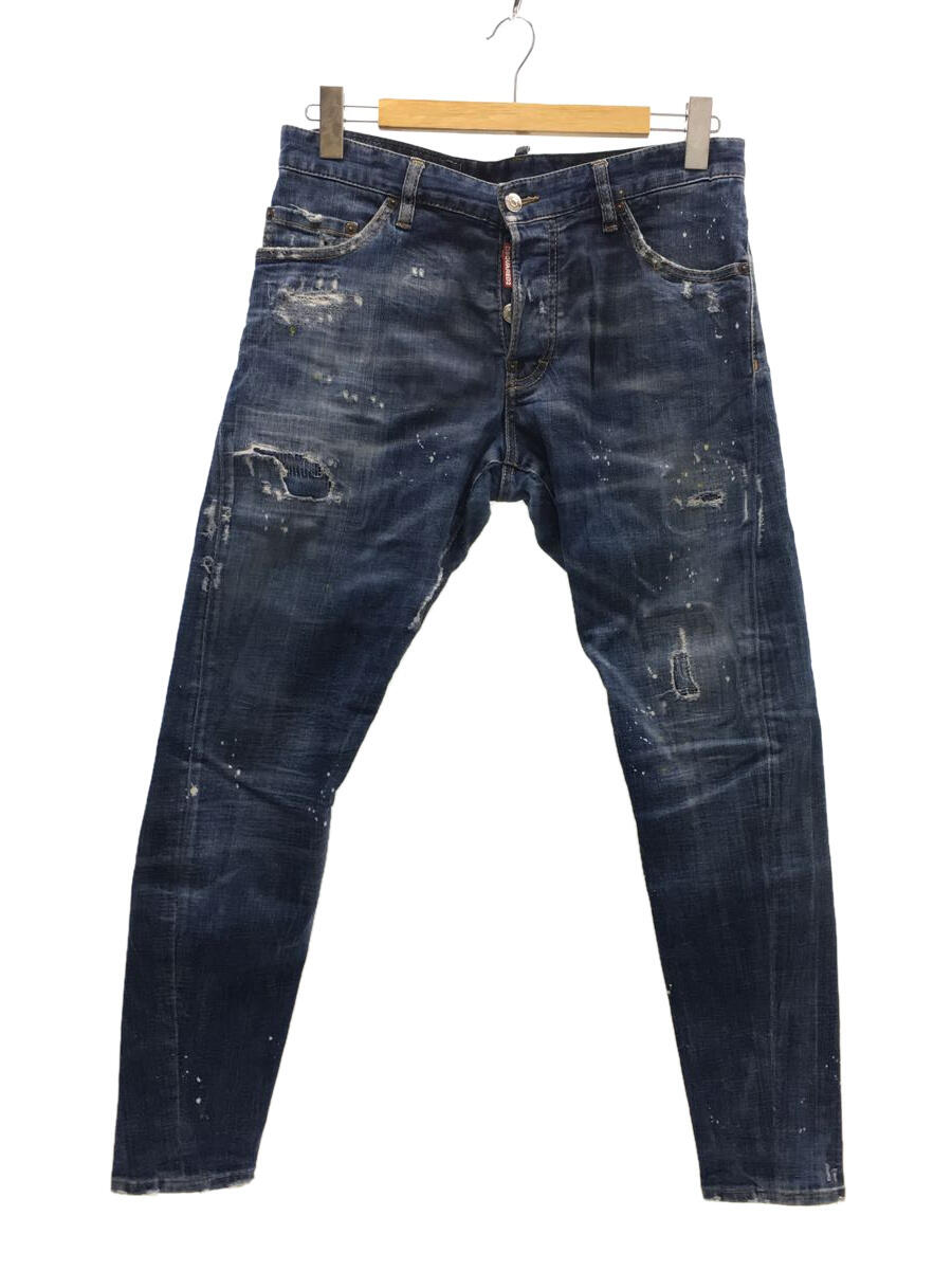 【中古】DSQUARED2◆YELLOW RIPPED SPOTS SEXY