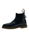 【中古】Dr.Martens◆サイドゴアブーツ/UK8/BLK/レザー【シューズ】